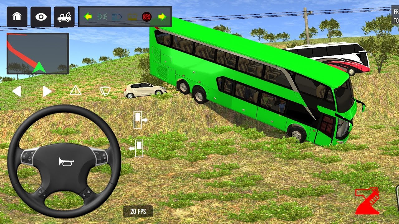 💥🔥Bus simulator indonesia ll new euro coach bus simulator indonesia ll new euro trock #bus #gameplay