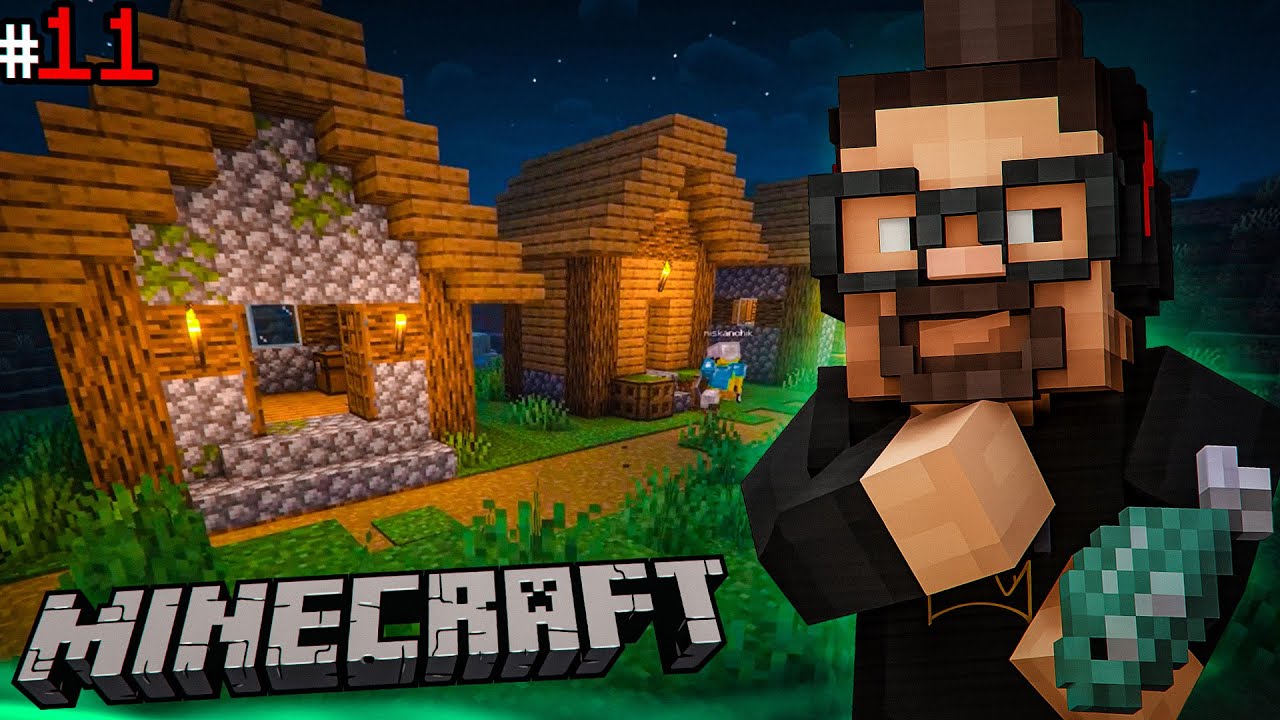КРУГОСВЕТНОЕ ПУТЕШЕСТВИЕ! НАШЛИ ДЕРЕВНЮ! (ПРИКЛЮЧЕНИЯ В MINECRAFT #11)
