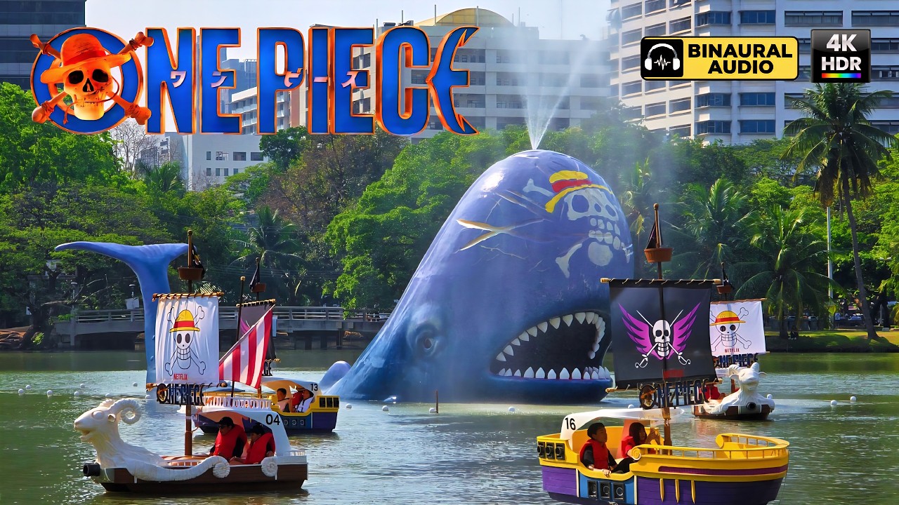 ONE PIECE Netflix Event in Bangkok 🇹🇭 4K HDR Binaural Audio 🎧