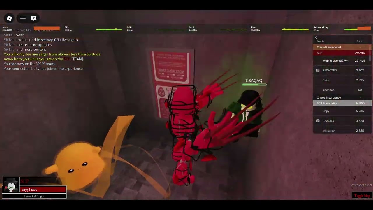 NEW SCP-2490 Valentines Skin Showcase and Gameplay in SCP: Containment Breach