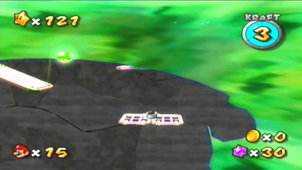 Super Mario Galaxy - Mysteriöser-Kreis-Galaxie - Der Weg durch den Superraum