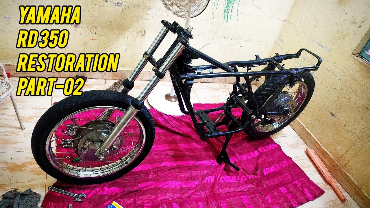 Yamaha Rd 350 Resoration Part-02 Assembly of Chassis.