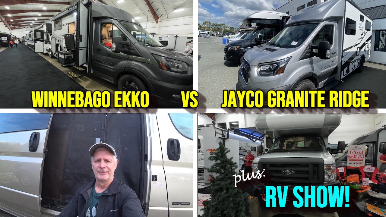 Сравнение Jayco Granite Ridge и Winnebago Ekko + RV Show!