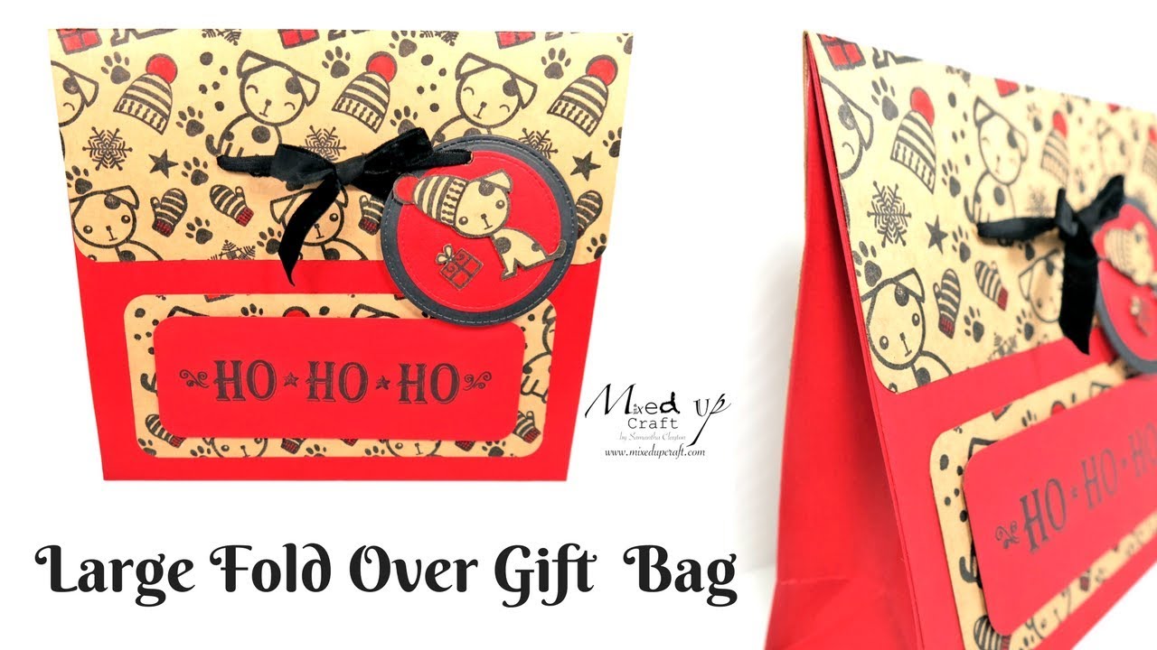 Large Fold Over Gift Bag | Video Tutorial