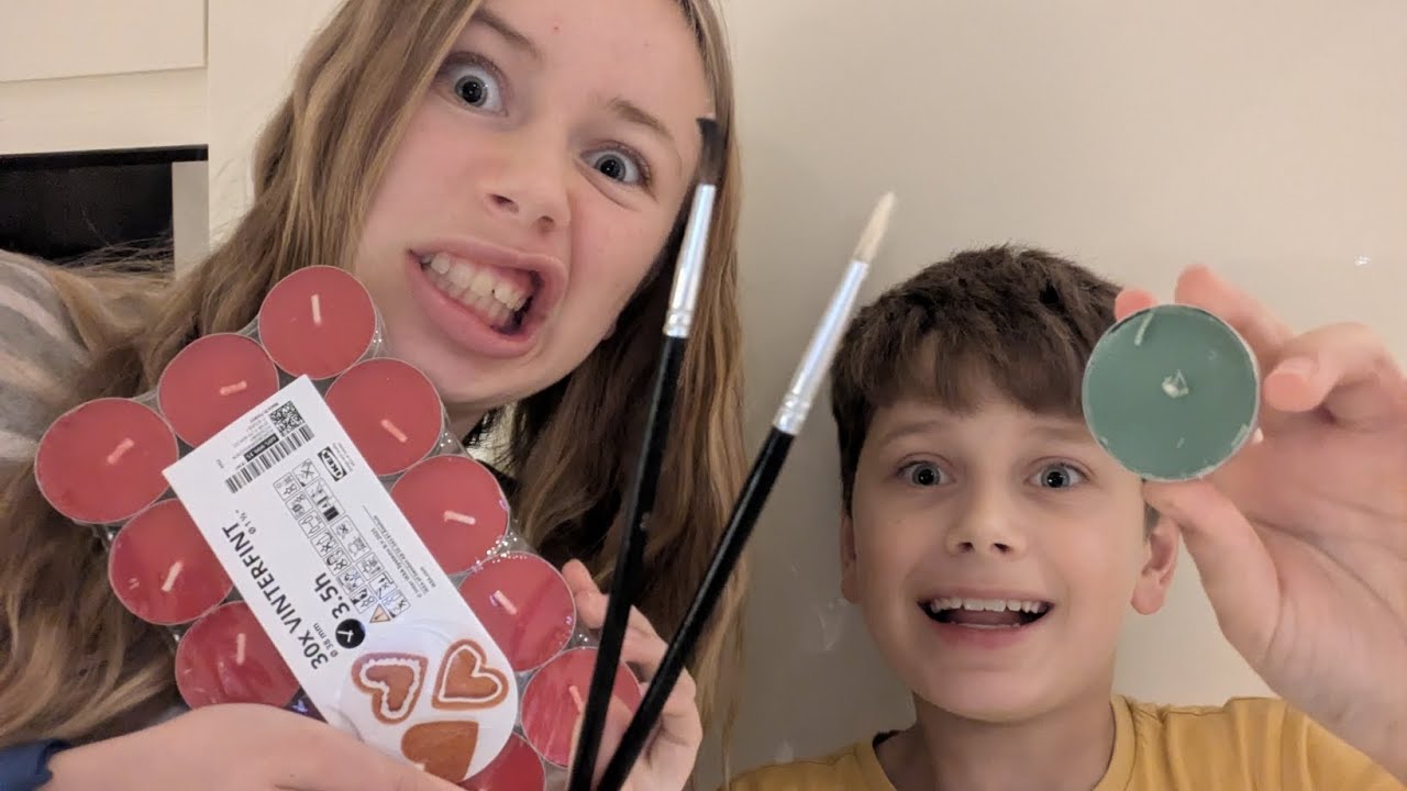 Winter Vlog # 7 - Custom candles !?!