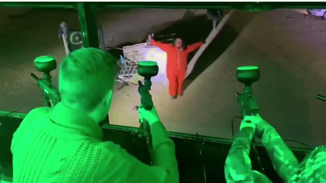 Behind the Scenes: Hunt Live Zombies with Paintballs