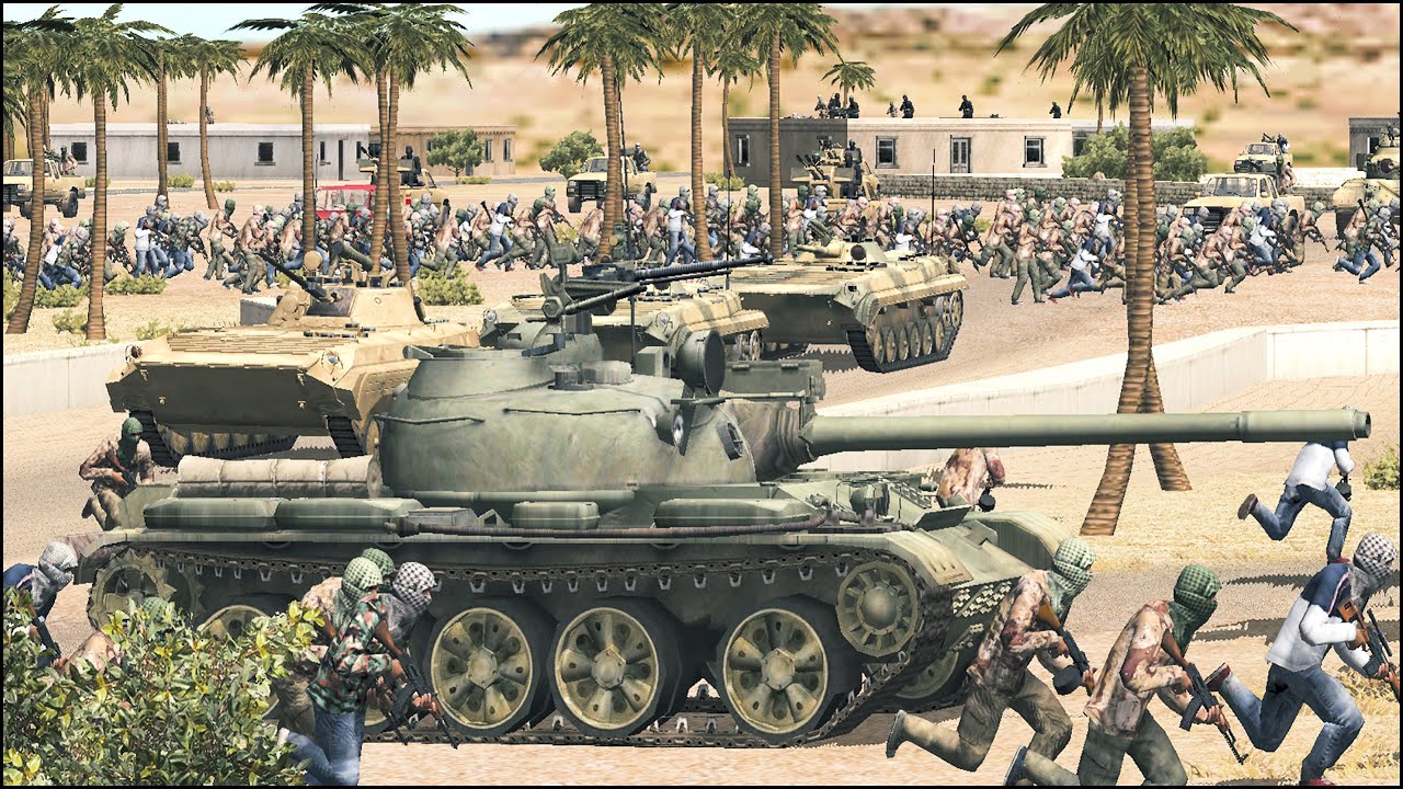 REBELS FULL SCALE ASSAULT - US ARMY DEFENSE