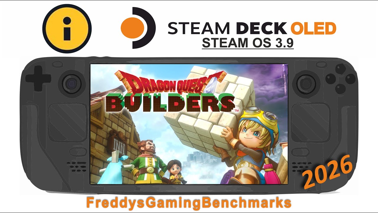 Dragon Quest Builders on Steam Deck OLED with Steam OS 3.9