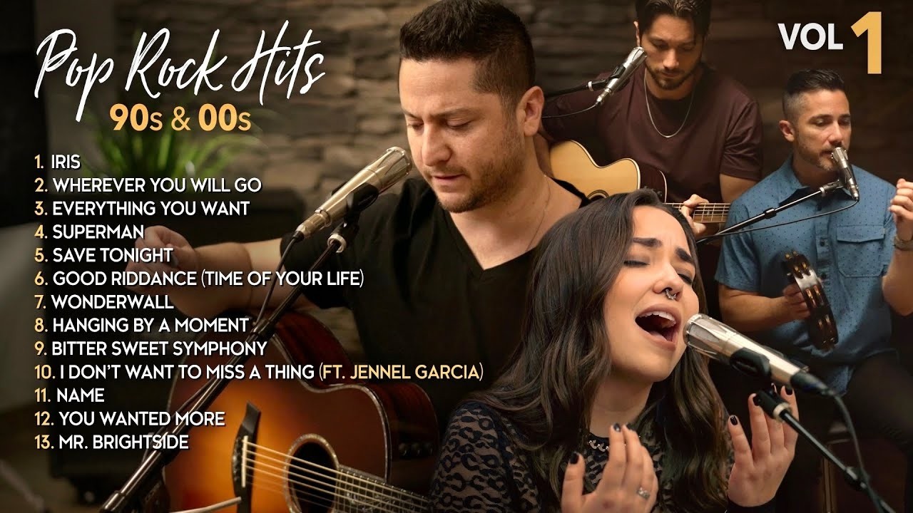 Boyce Avenue Acoustic Cover 90s to 00sPop Rock Hit Songs Iris, Wherever u Will Go, Everything u Want