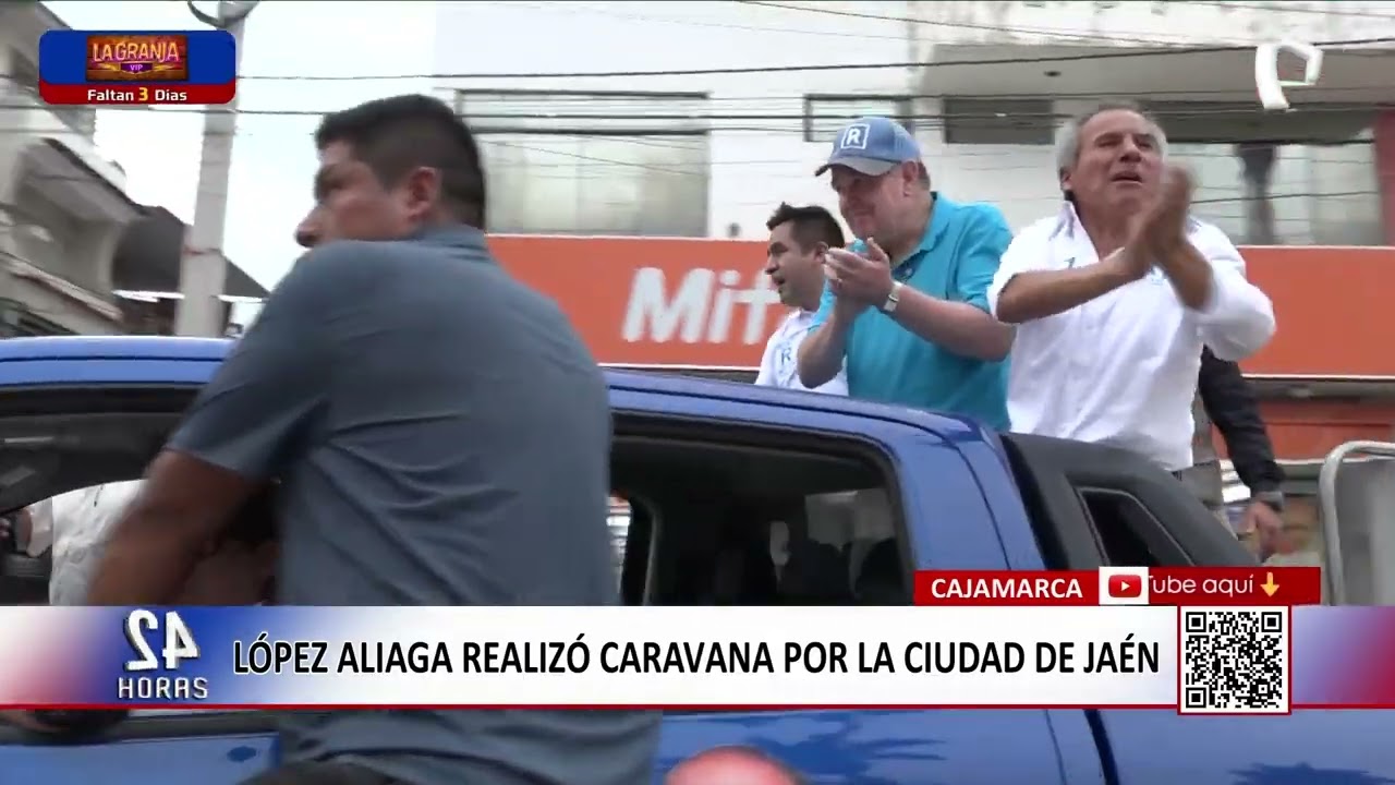 Cajamarca: Rafael López Aliaga no llegó a San Ignacio por deslizamientos tras lluvias