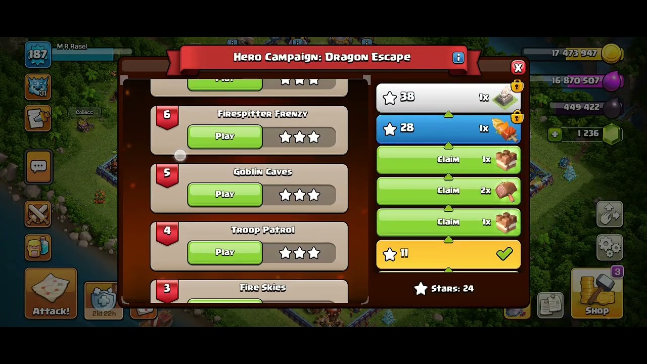 How complete  Самраign Сhallenges Wave Two.How to 3 star Changes no 5,6,7,8 #clashofclans #new #coc 