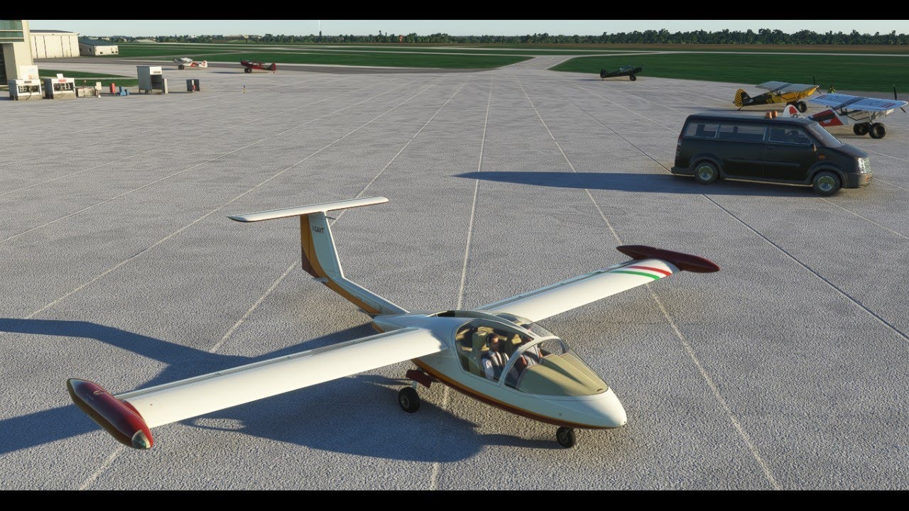 First flight in payware Caproni-Vizzola C-22J Ventura (MSFS)