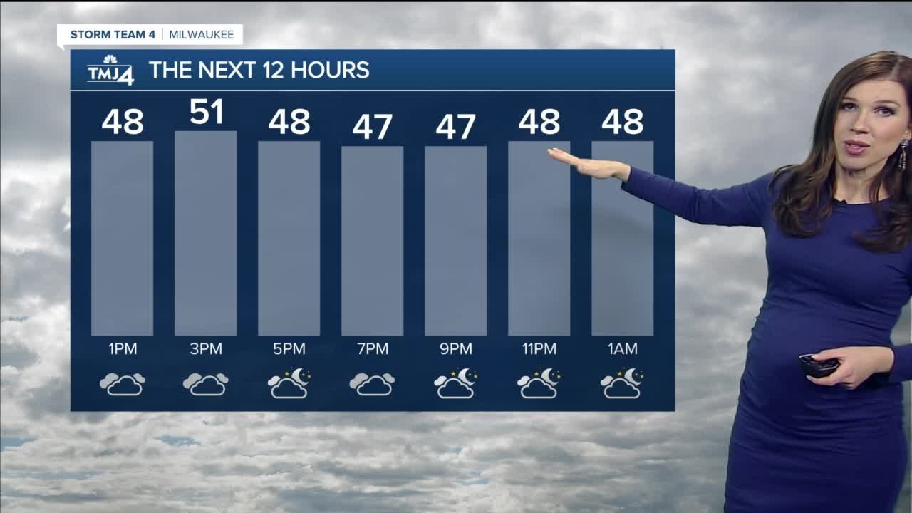Southeast Wisconsin weather: Mostly cloudy and mild Wednesday, highs in the low 50s