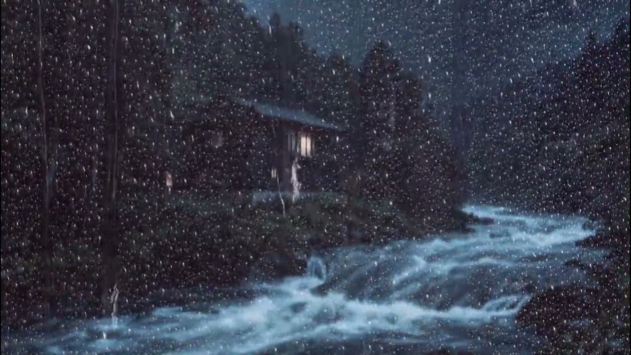 CALMING ASMR | The sound of heavy rain is soothing