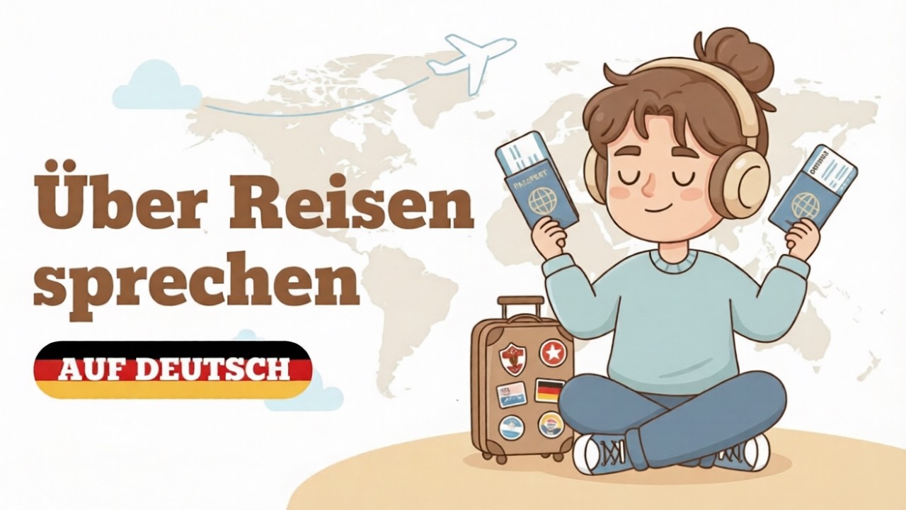 Deutsch lernen: Über Reisen und Urlaub sprechen – Einfache Dialoge für Anfänger | Podcast