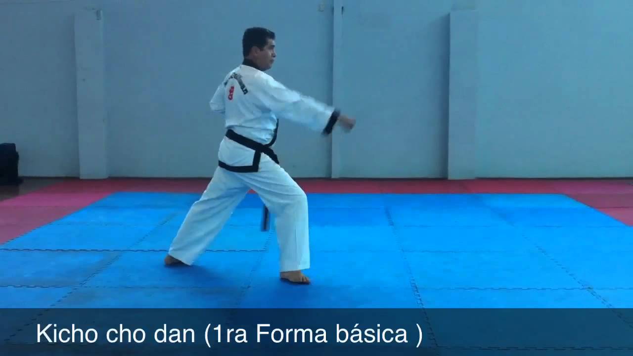 Kicho cho dan (primera forma b&aacute;sica) Tae Kwon Do