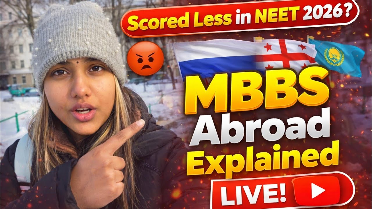 Scored Less in NEET 2026? MBBS Abroad Explained LIVE!