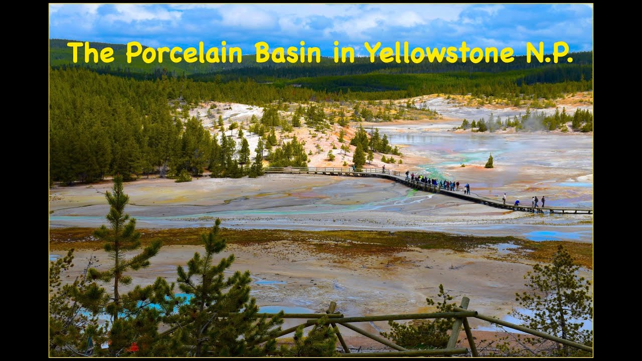 The Porcelain Basin In Norris Geyser Basin of Yellowstone N.P.