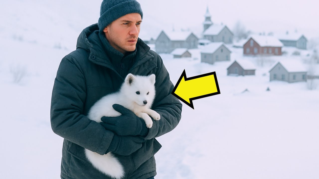 RESCATÓ UN CACHORRO EN LA NIEVE… LO QUE SE CONVIRTIÓ HIZO TEMBLAR AL PUEBLO