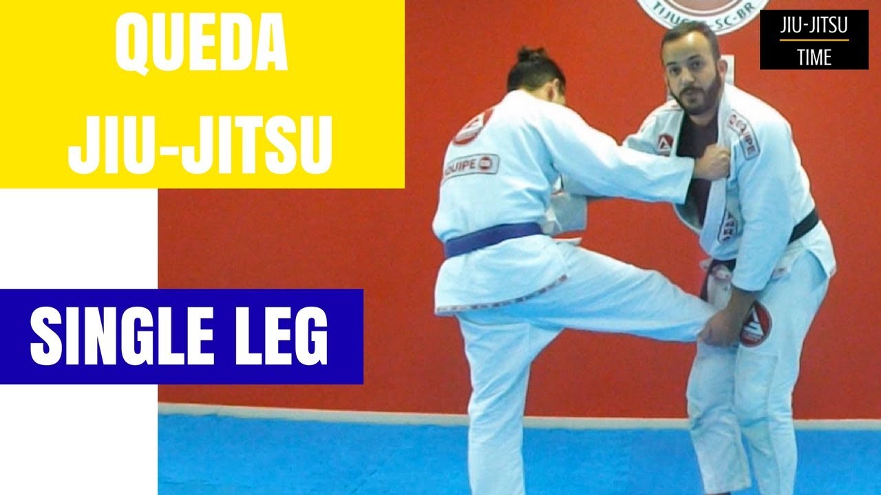 Queda para jiu-jitsu - single leg