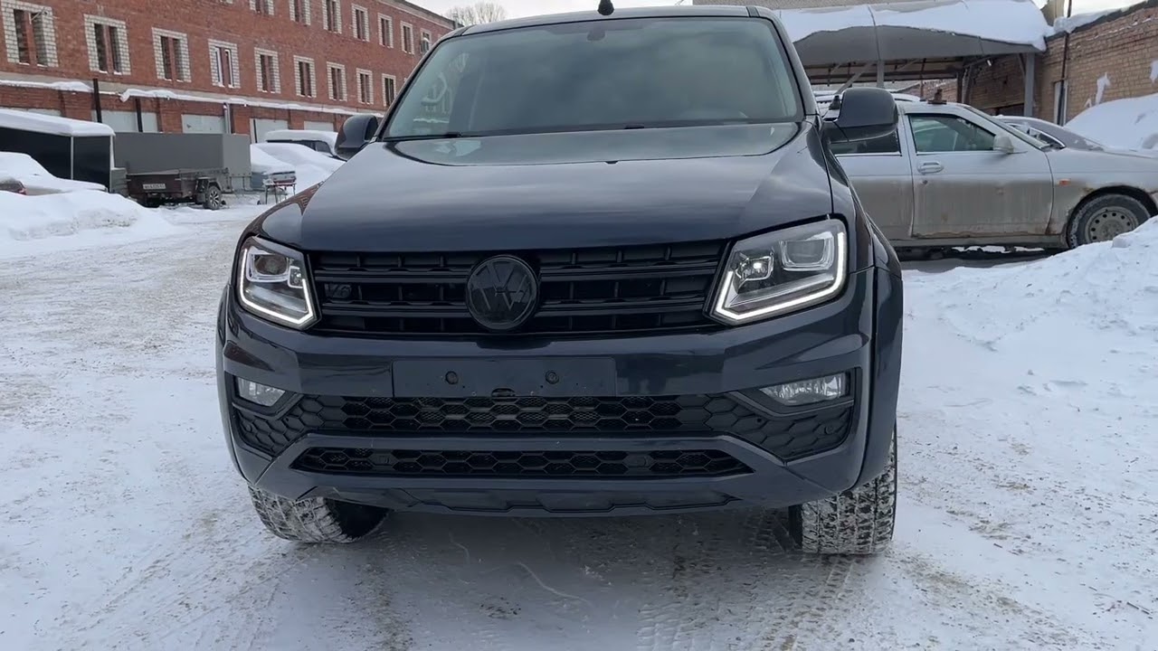 Volkswagen Amarok замена на светодиодные линзы MTF Cyberlight 2.0 OEM