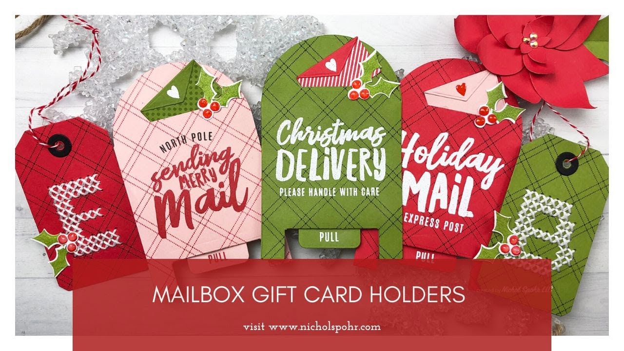 Mailbox Gift Card Holders Showcase (The Stamp Market)