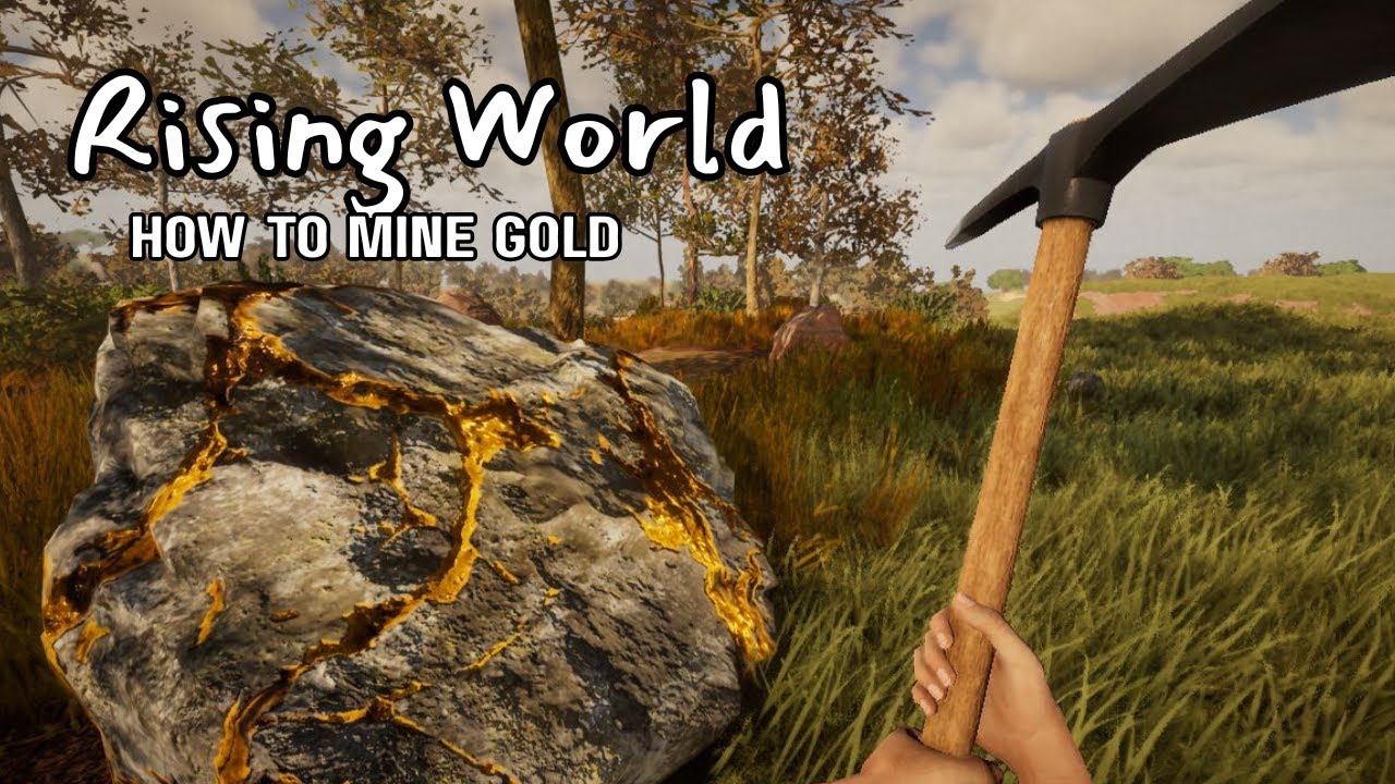 Rising World - How to Mine Gold
