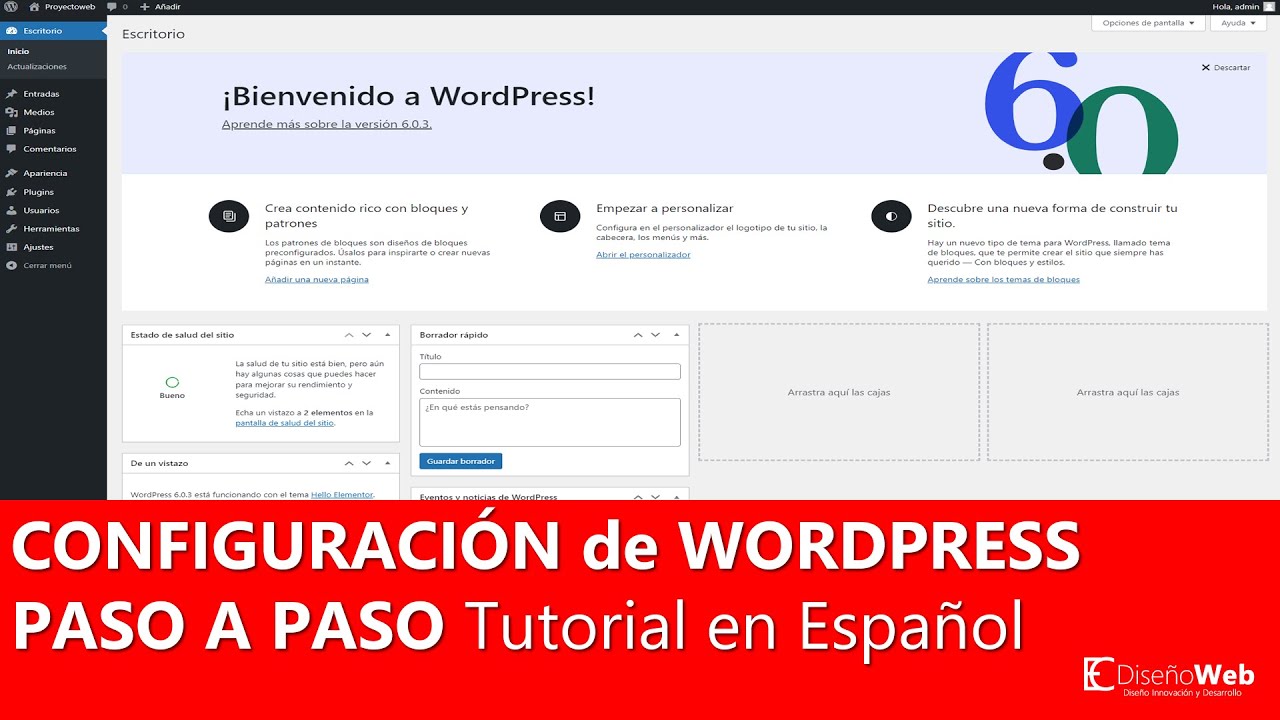 CONFIGURACIÓN de WORDPRESS PASO A PASO ✅ Tutorial en Español