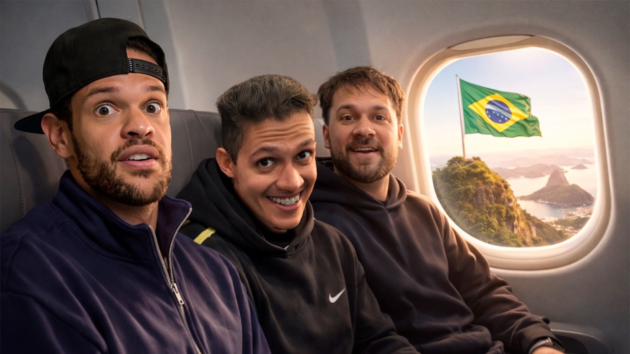 VOLTEI PARA O BRASIL COM MEUS AMIGOS!