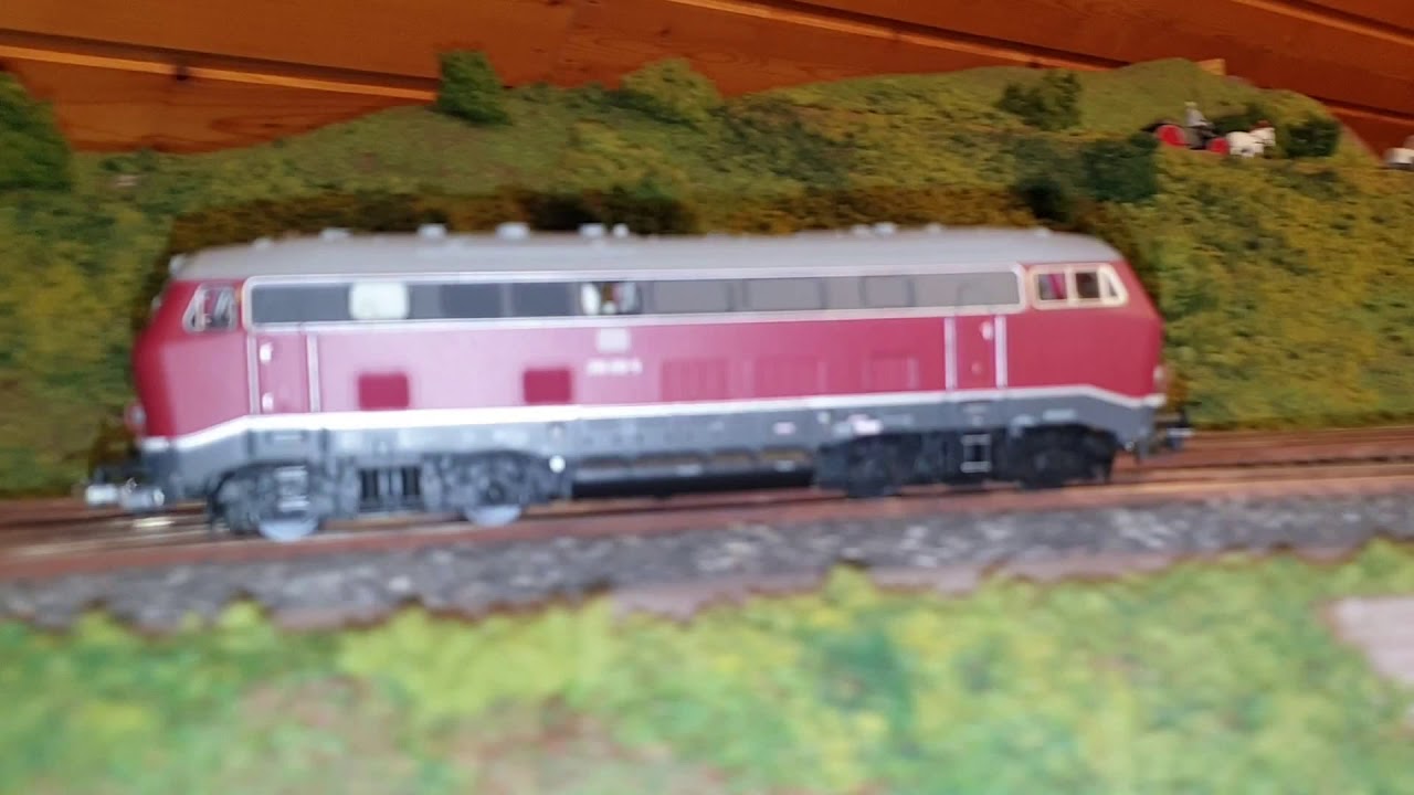 Piko 52402 DB 216 010-9 Sound - Testfahrt auf Anlage Rheinburg