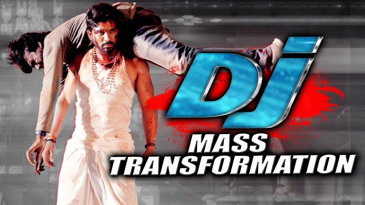 Allu Arjun Mass Transformation Scene From DJ (Duvvada Jagannadham) Hindi Dubbed