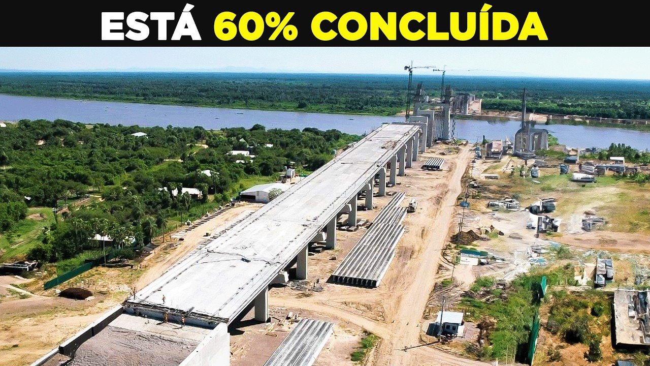 ATUALIZAÇÃO - Como Estão as Obras da Ponte Bioceânica?