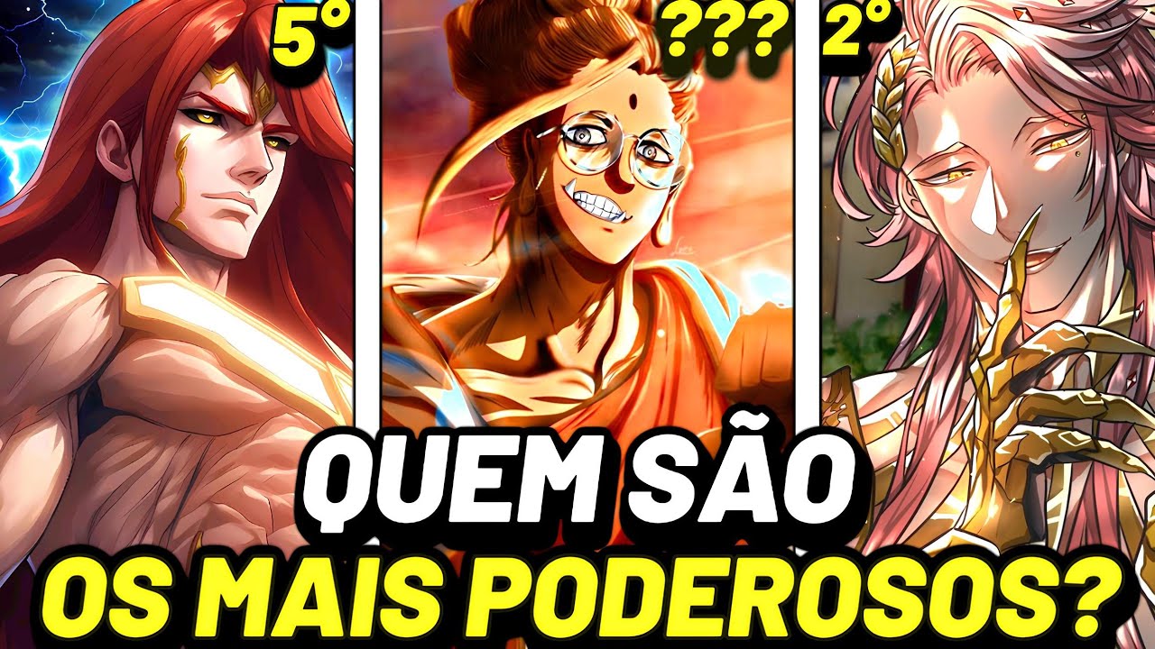 DEUSES DE RECORD OF RAGNAROK NÍVEIS DE PODER!