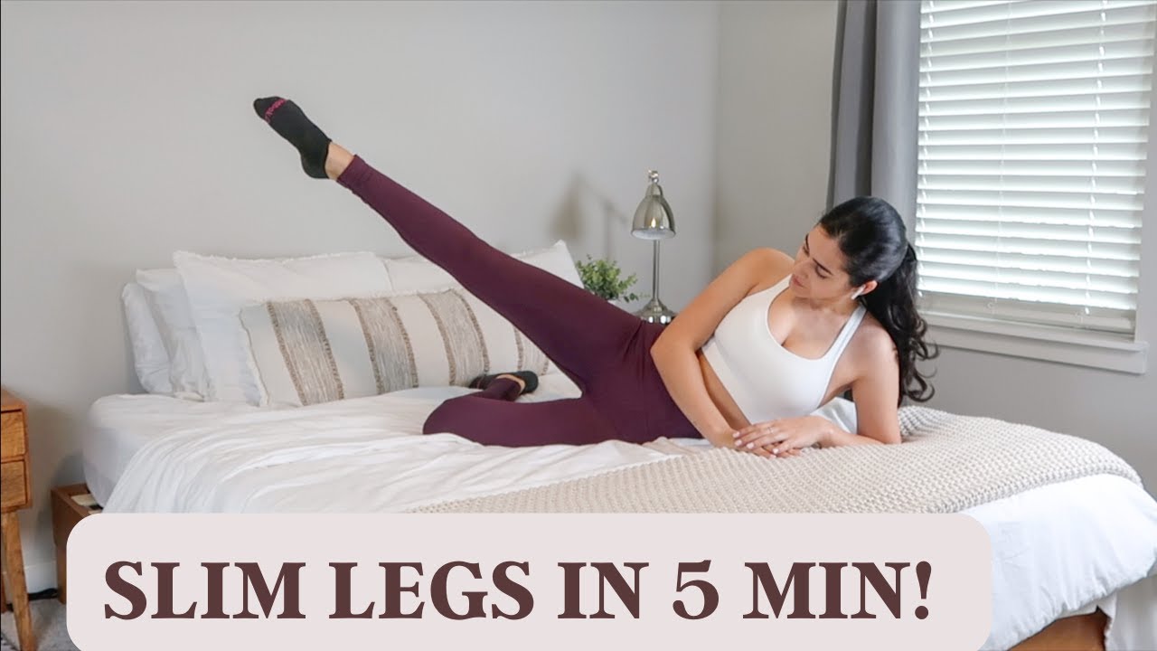 SLIM LEGS IN BED WORKOUT l 5 MINUTES
