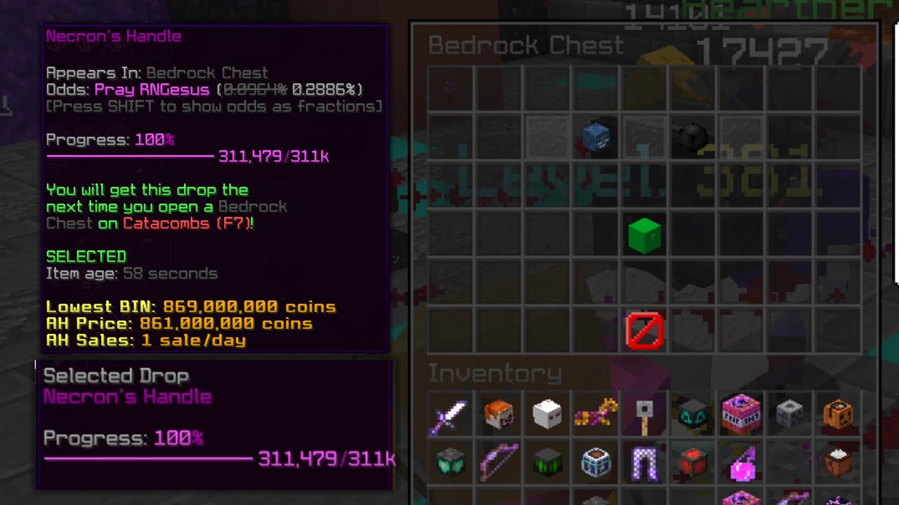 100% Necron's Handle RNG Meter scammed me? (Hypixel Skyblock)