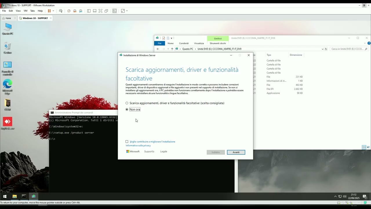 Aggiornamento da windows 10 a windows 11 per computer non supportati
