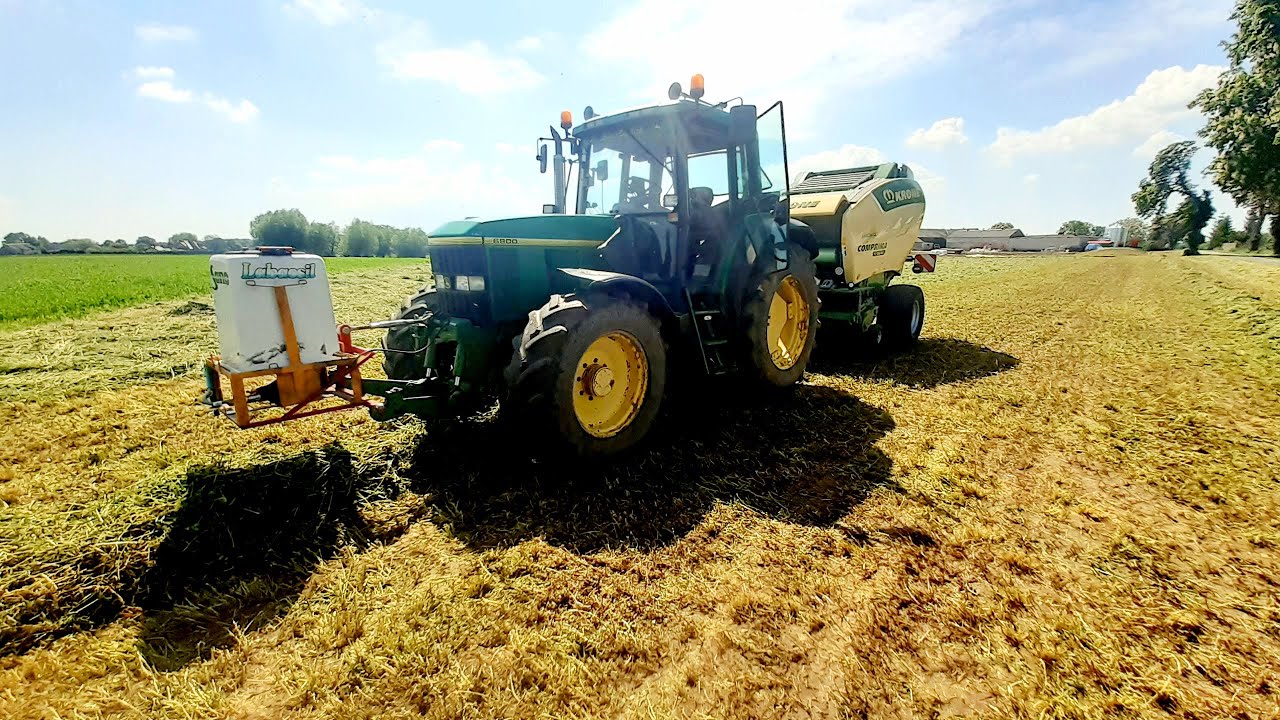 Siano-kiszonka ||NOWY NABYTEK|| Pierwsze uruchomienie prasy *KRONE COMPRIMA V 150CX*