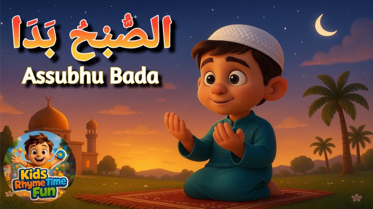 Assubhu Bada | Allah Hu Allah | Islamic Rhymes | Kids Naat | Kids Rhymes | 