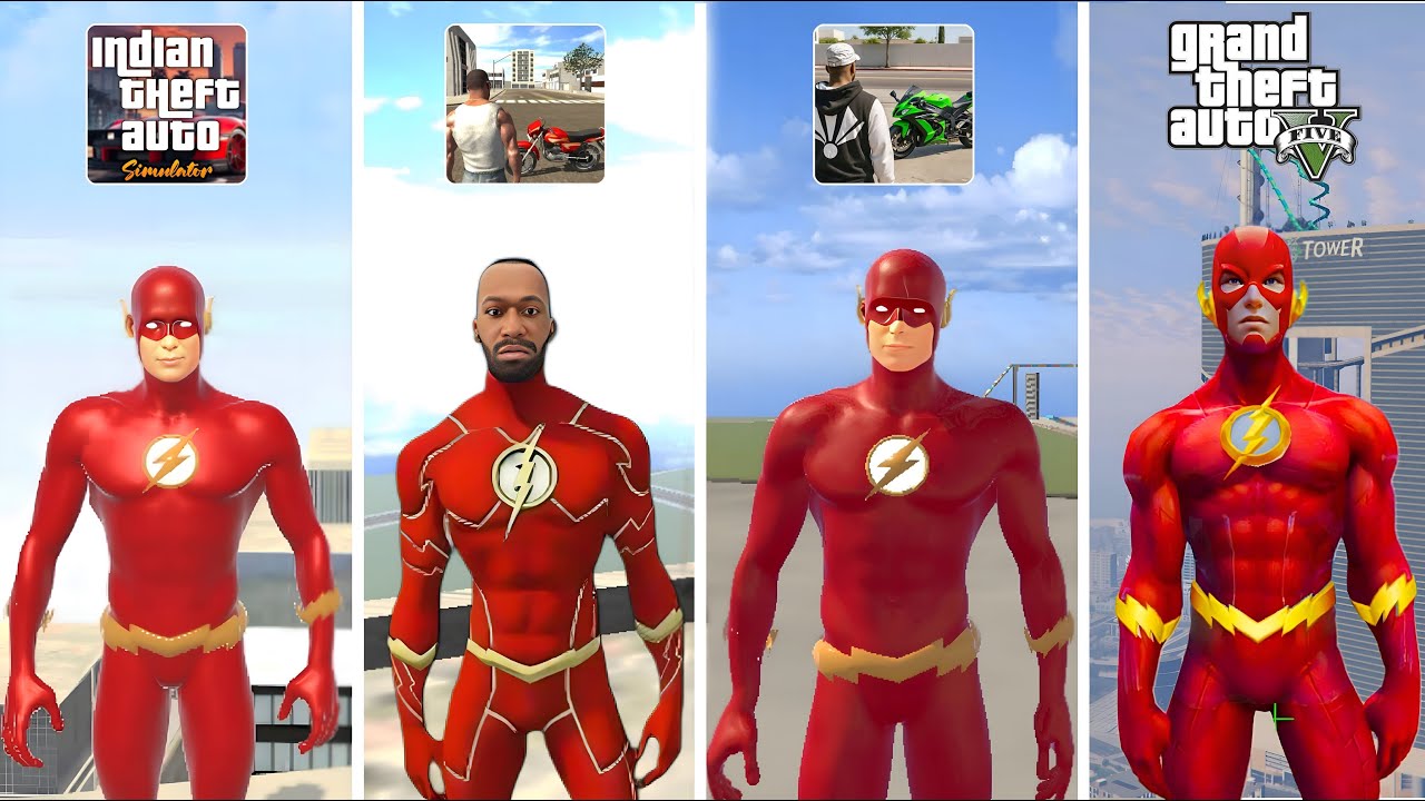 Flash Jumping In Indian GTA Games 😱
