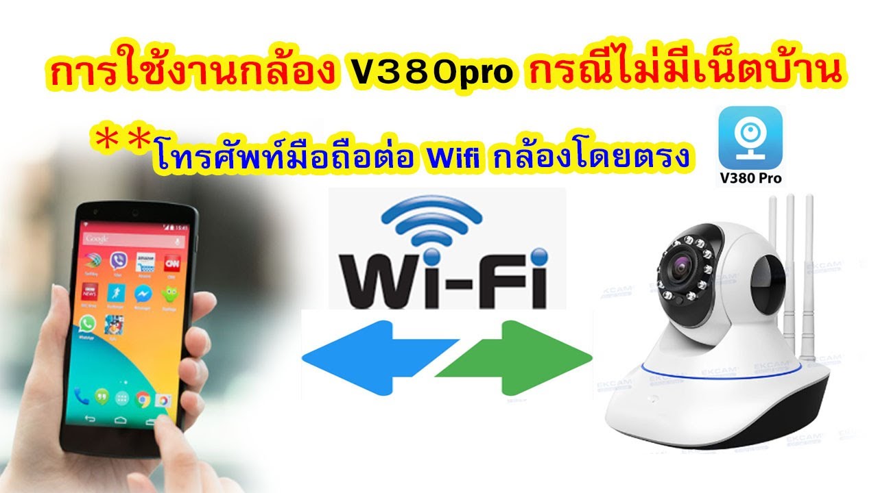การติดตั้งกล้องวงจรปิด V380Pro แบบไม่ต้องใช้ wifi ไม่ใช้เน็ต แบบง่ายๆ