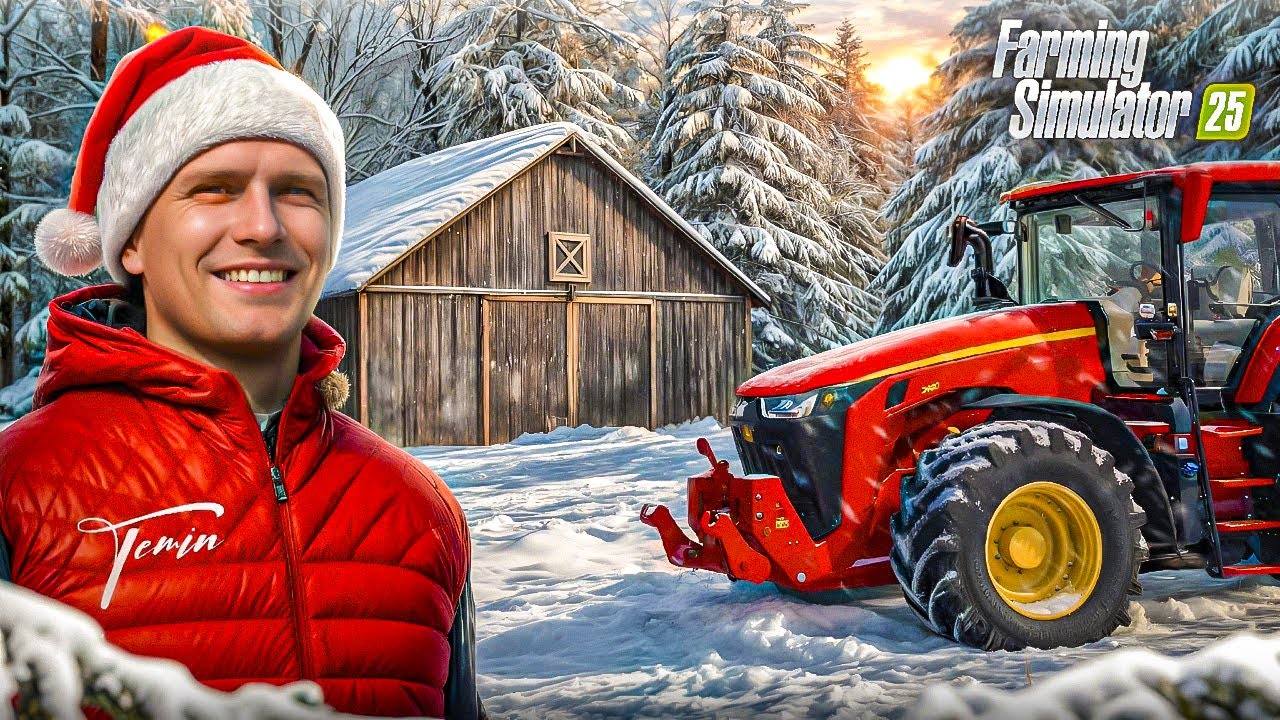 Я провёл 30 ДНЕЙ В ЛЕСУ чтобы СПАСТИ НОВЫЙ ГОД в FARMING SIMULATOR 25