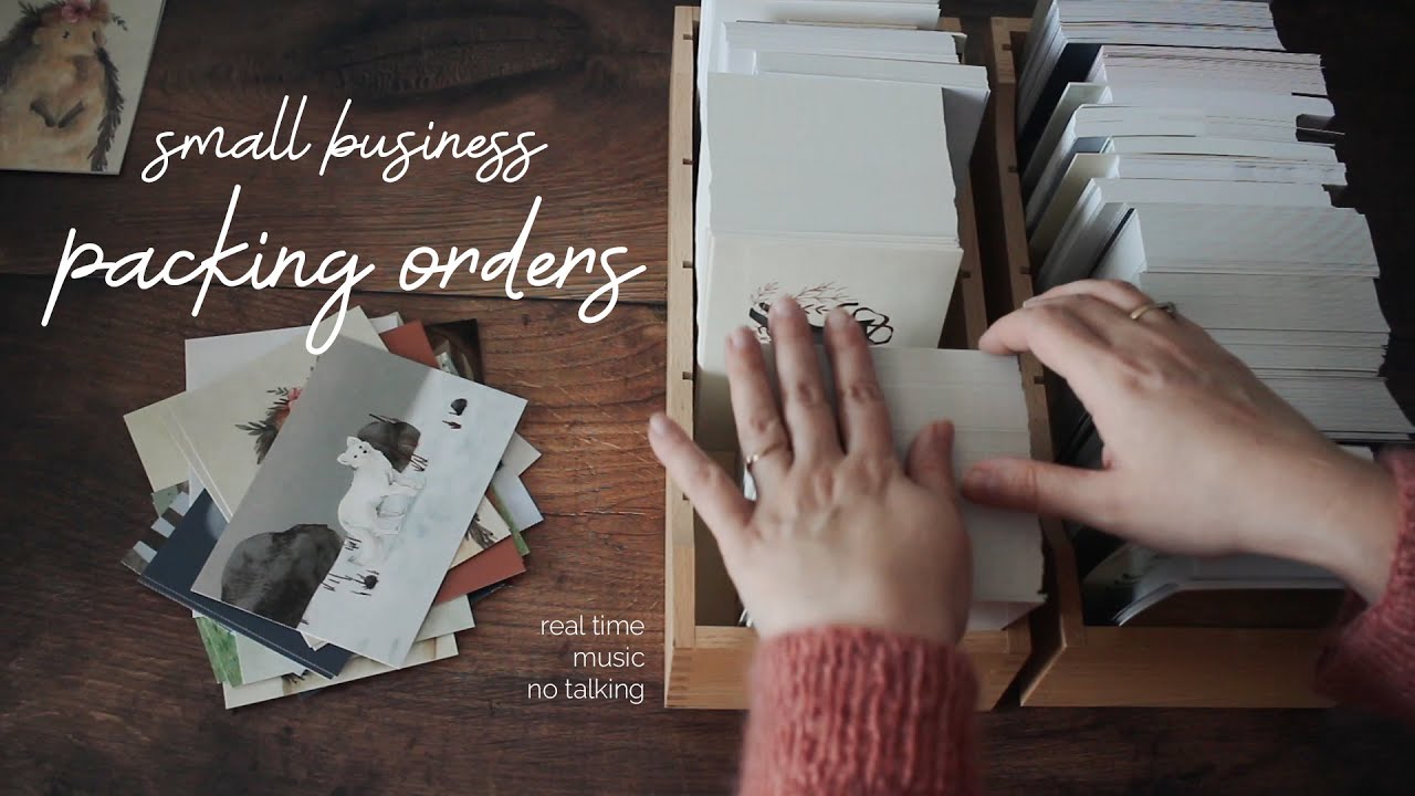 small business workflow - come to work with me - no talking - real time sorting - music playlist
