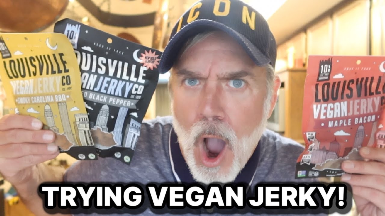TRYING THIS VEGAN JERKY!