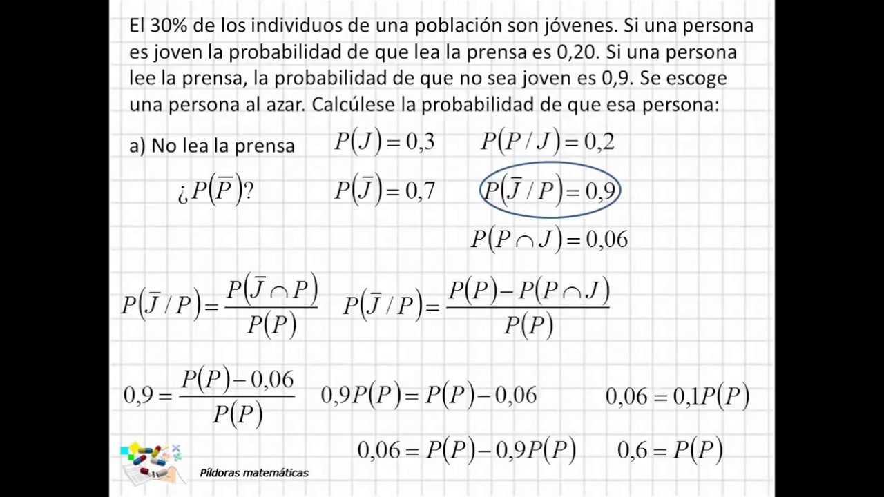 18 Problemas de probabilidad con fórmulas III