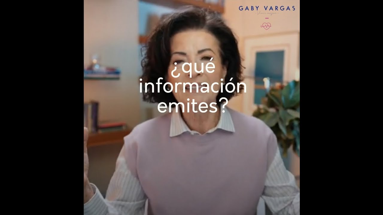 ¿Qué información emites?