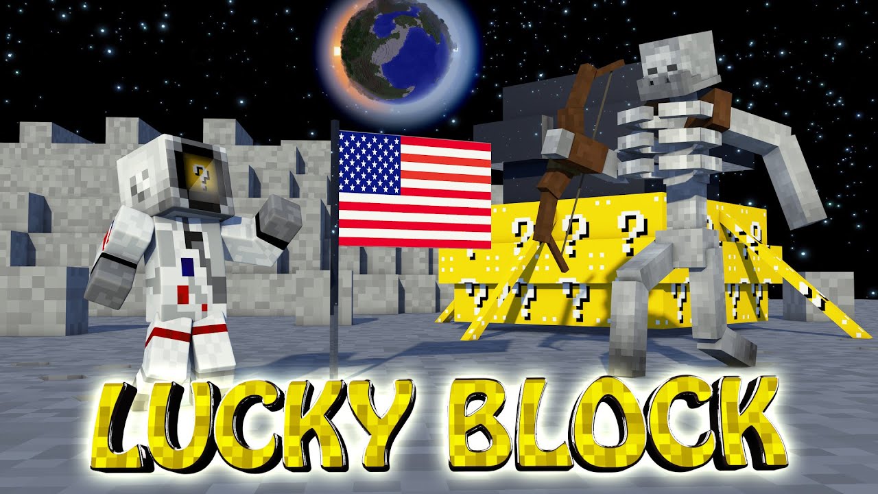 Minecraft | LUCKY BLOCK MOON BOSS CHALLENGE - Moon Alien vs Lucky Blocks! (Alien Mod, Moon Mod)