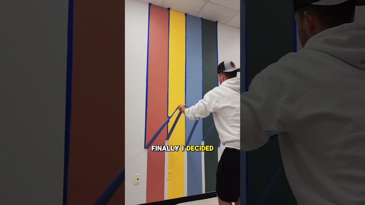 I Painted 16 Accent walls for free! Heres why.. #alecpaints #diy #satisfying #painting