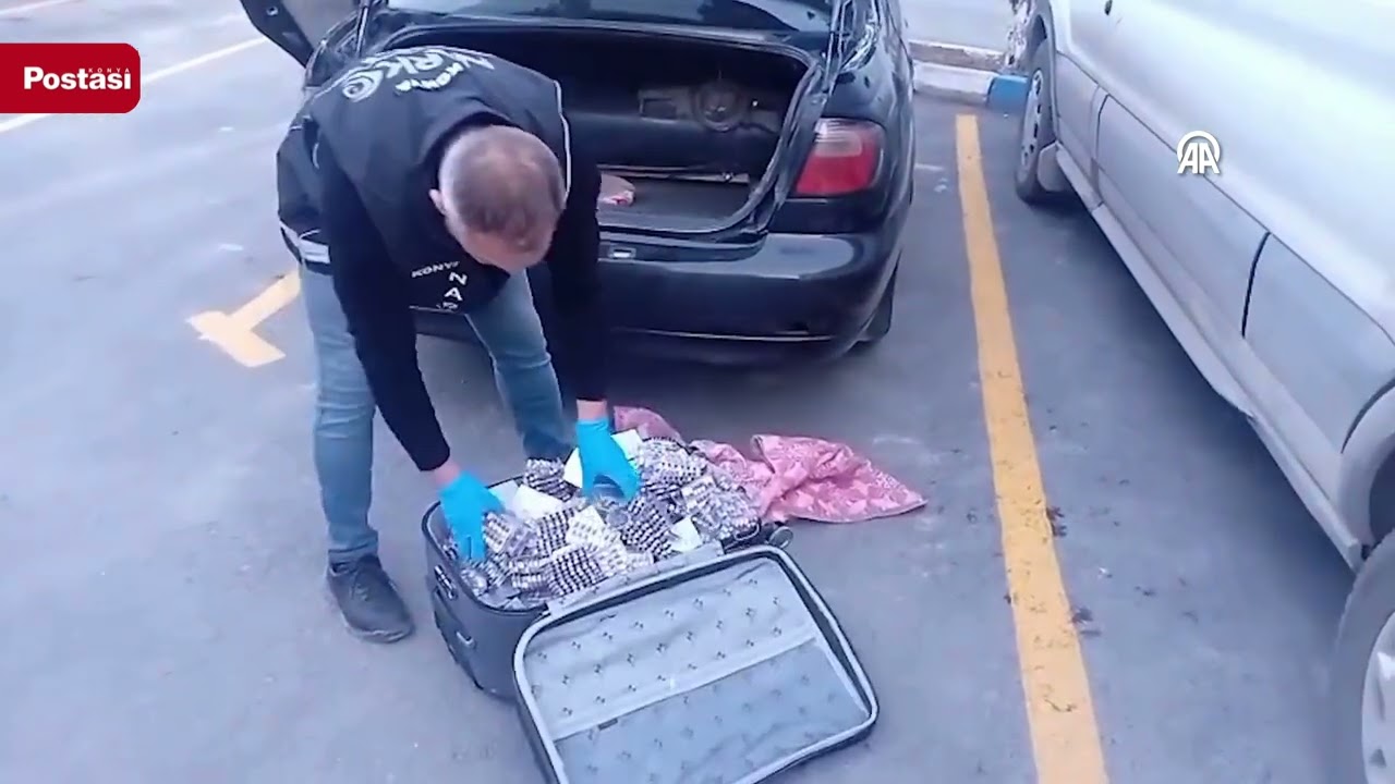 Konya'da uyuşturucu operasyonunda 3 şüpheli tutuklandı