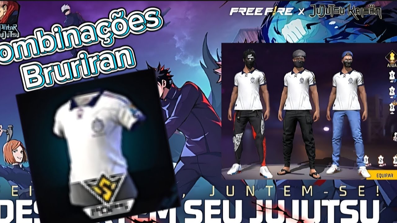 Combinações com a camisa do: Bruriran ff#freefire #freefire #viral_videos #recommendations
