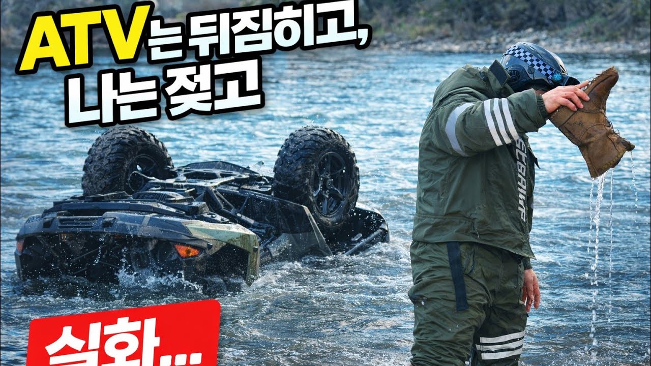 ATV는 뒤집히고 나는 젖고~여행은 늘 변수가있는법!! 바람 잘날없는 와일드ATV